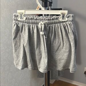 Cat & Jack High Waist Gray Lounge Shorts